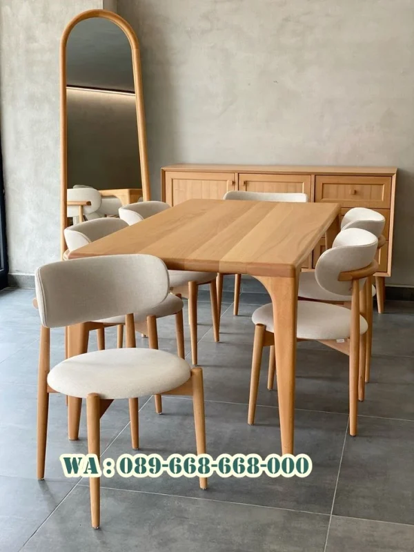 Kursi Makan Jati Empuk Minimalis Boyolali