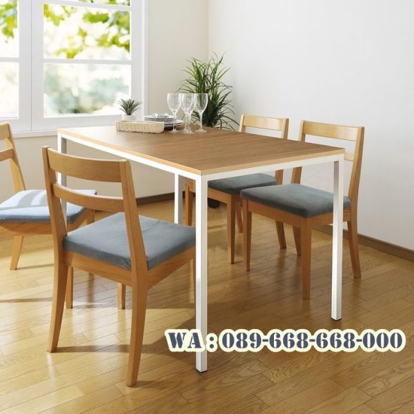 Kursi Makan Kayu Jati Empuk