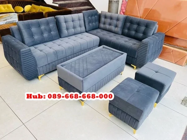 Kursi Tamu Busa Tebal Modern