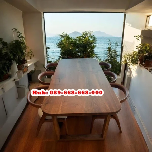 Meja Kayu Jati Panjang