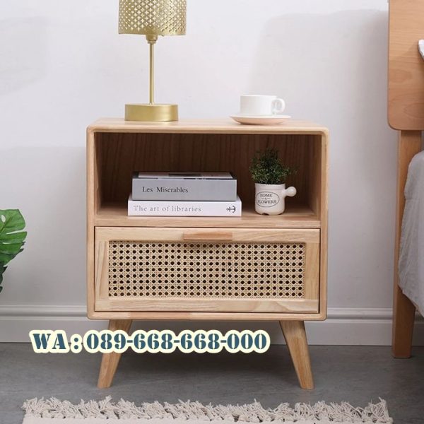 Meja Nakas Minimalis Satu Laci