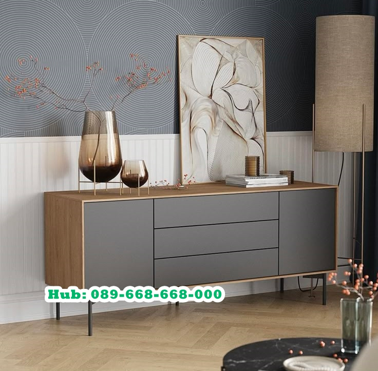 Meja Tv Minimalis Tiga Laci