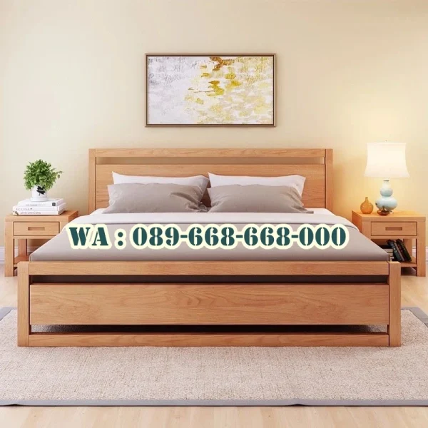 Tempat Tidur Kayu Jati Minimalis Magelang