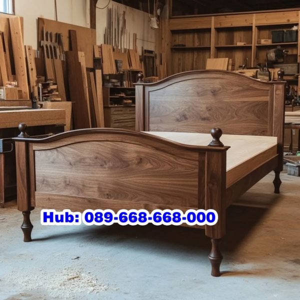 Tempat Tidur Minimalis Bogor Kayu Jati