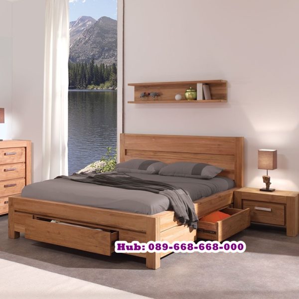 Tempat Tidur Minimalis Laci