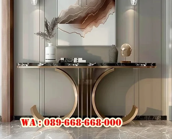 Jual Meja Konsol Marmer Hitam