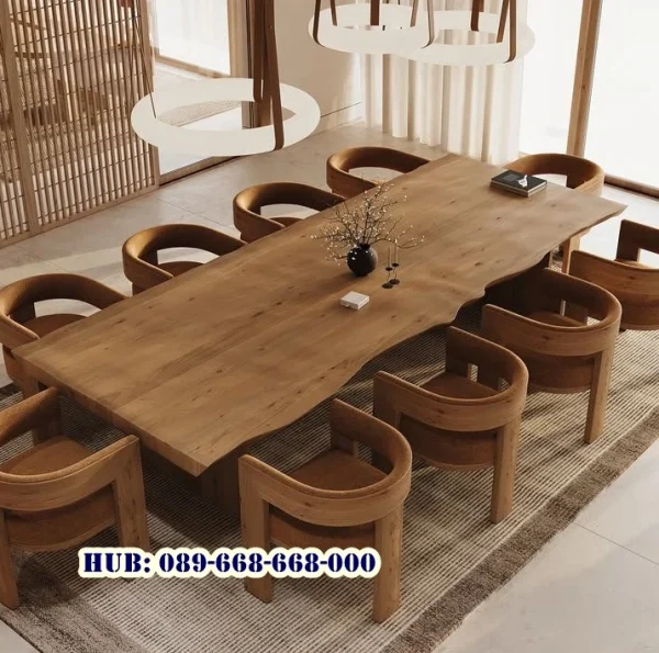Meja Makan Kayu Utuh Semarang