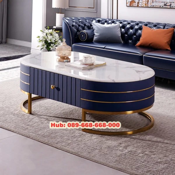 Meja Tamu Bentuk Oval Terlaris