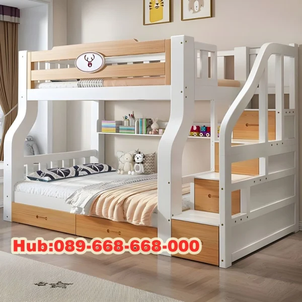Tempat Tidur Tingkat Minimalis Multifungsi
