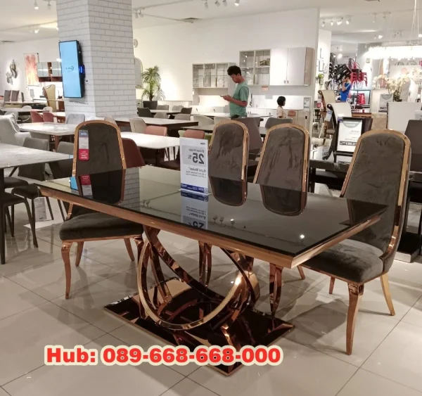 Meja Makan Stainless Informa Mewah
