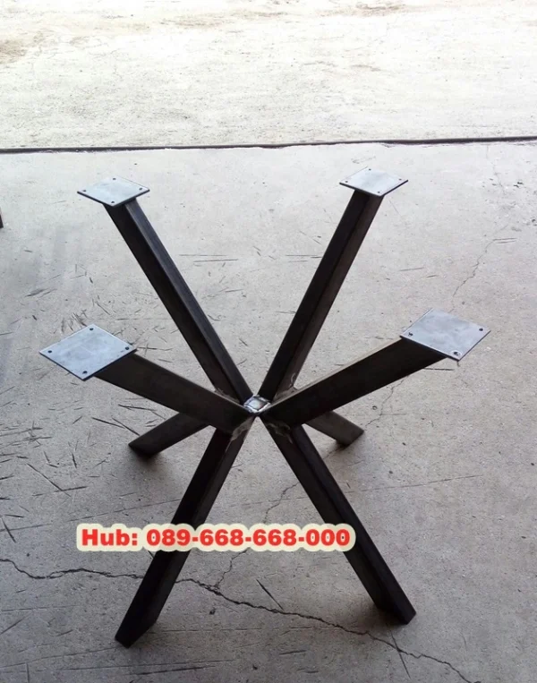 Kaki Meja Besi Hollow