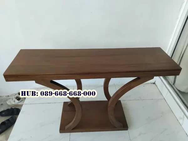 Meja Konsul Kayu Jati Minimalis