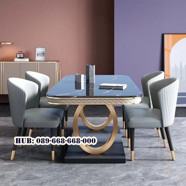 Meja Makan Stainless Steel