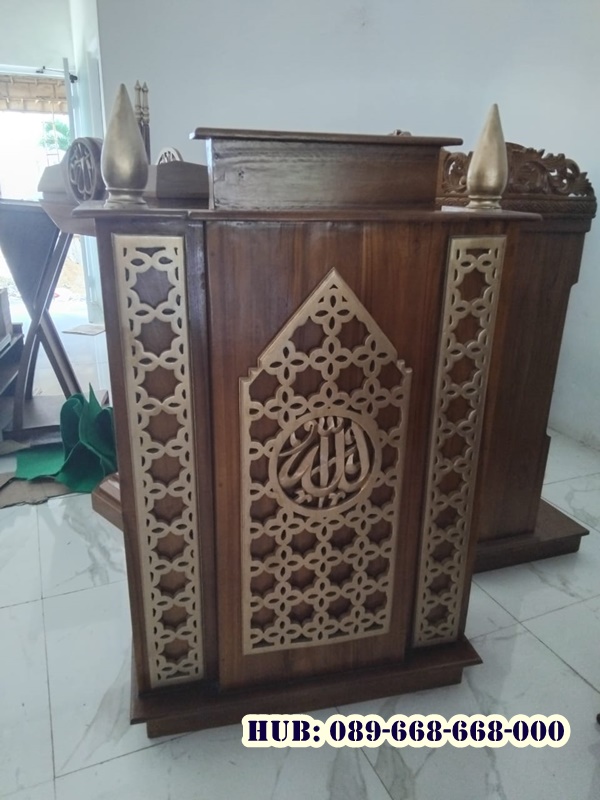 Mimbar Kayu Jati Magelang