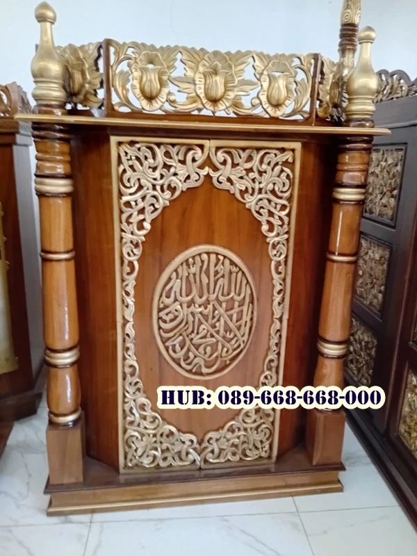 Podium Masjid Kayu Bekasi