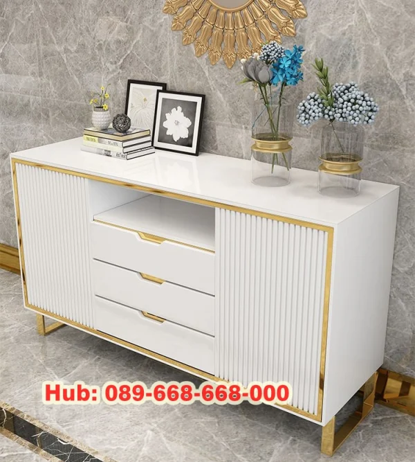 Buffet Minimalis Stainless Modern