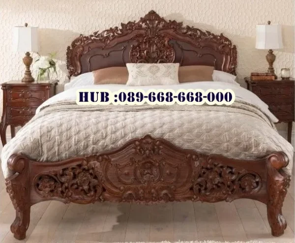 Dipan Ukir Kayu Jati