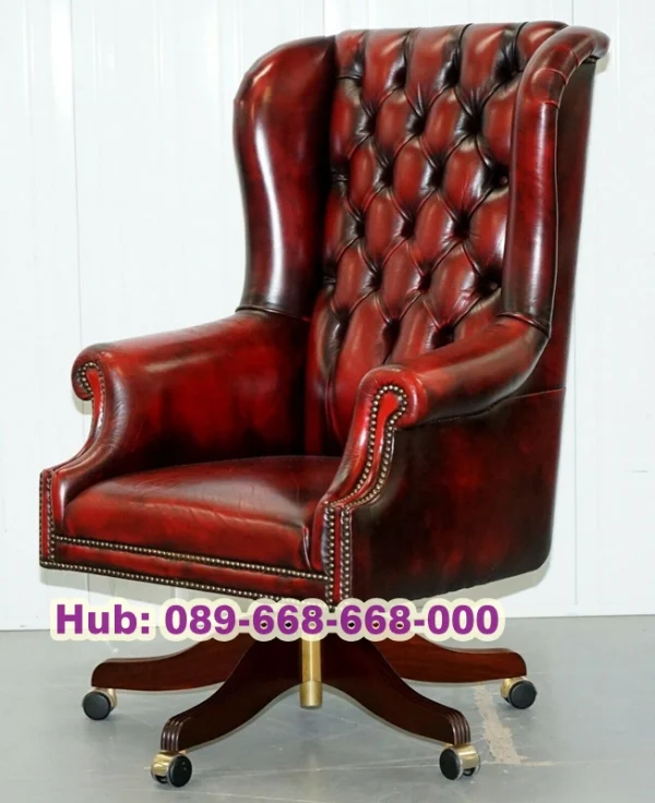 Kursi Direktur Kulit Asli