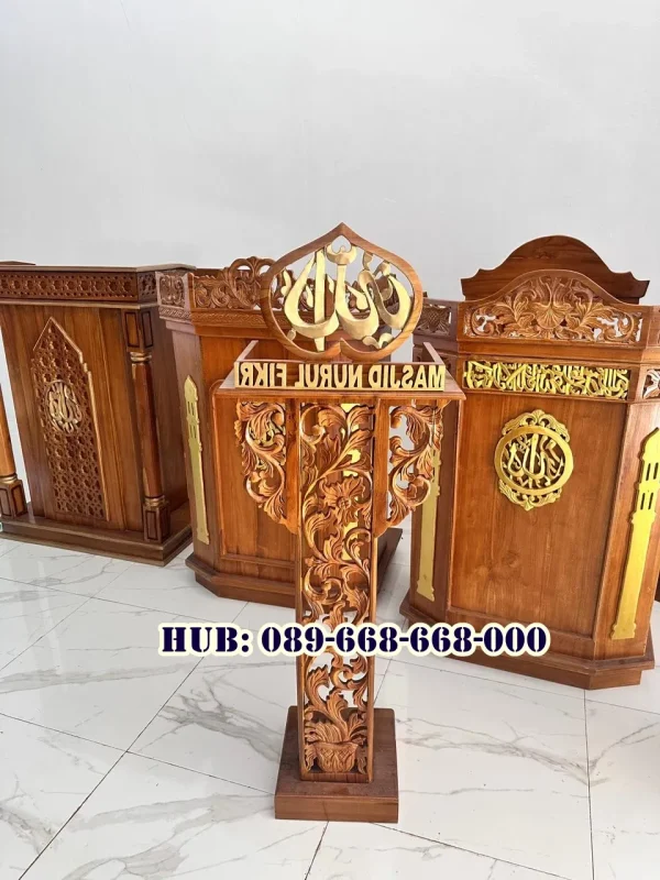 Mimbar Masjid Jati Minimalis