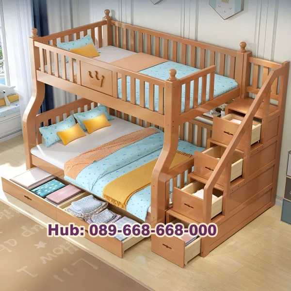 Tempat Tidur Jati Tingkat