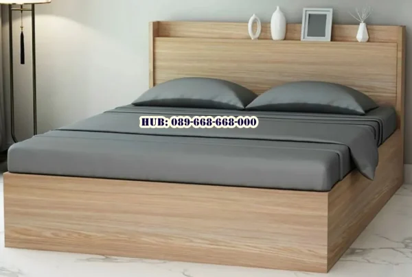 Dipan Kayu Minimalis Tanpa Sandaran