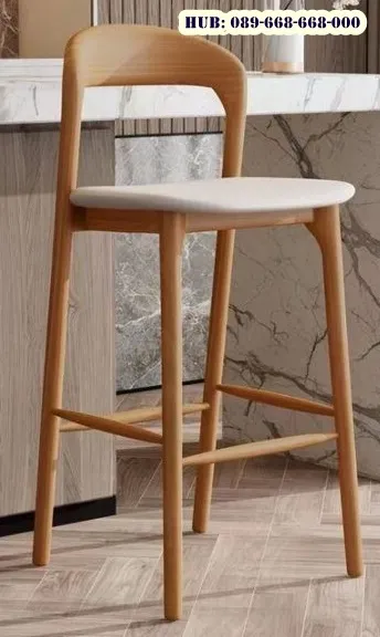 Kursi Bar Vintage Kayu Jati