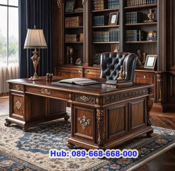 Meja Kerja Jati Jepara