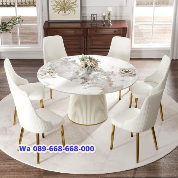 Model Meja Makan Dari Granit