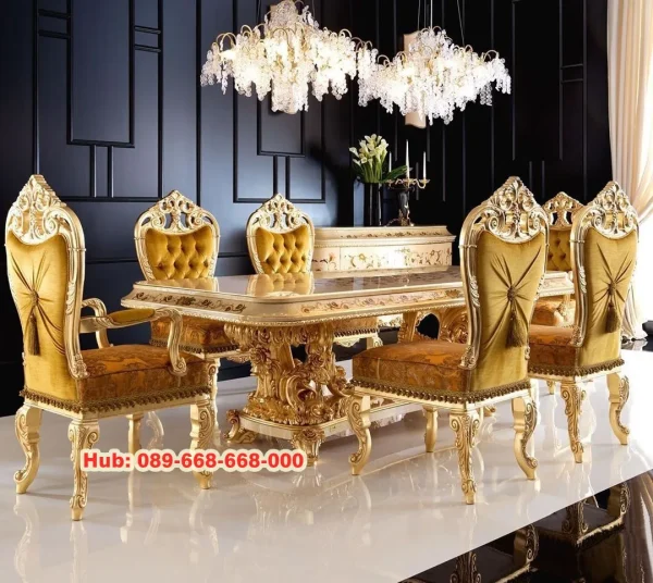 Meja Makan Kayu Jati Mewah