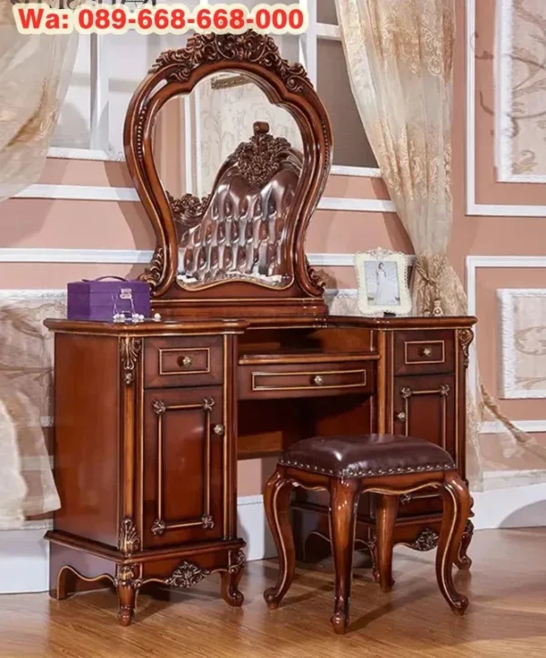 Meja Rias Jati Minimalis Terbaru