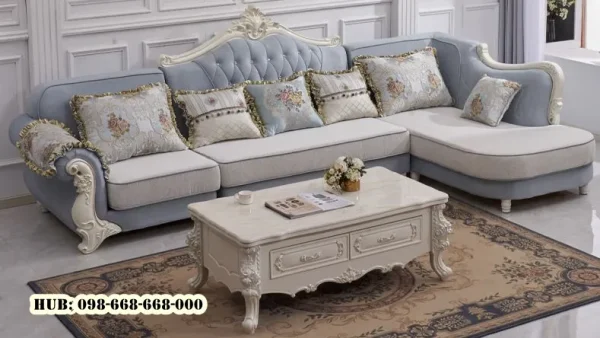 Sofa Mewah Model Sudut L