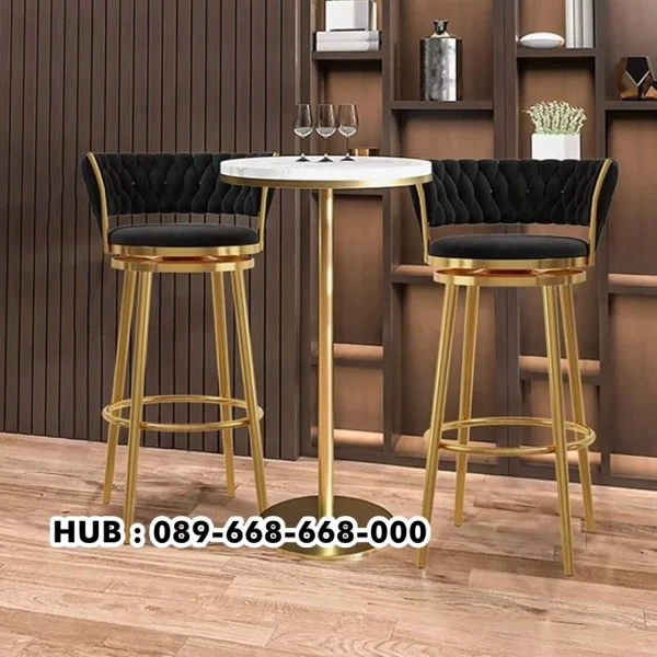 Harga Kursi Bar Stainless Gold Mewah