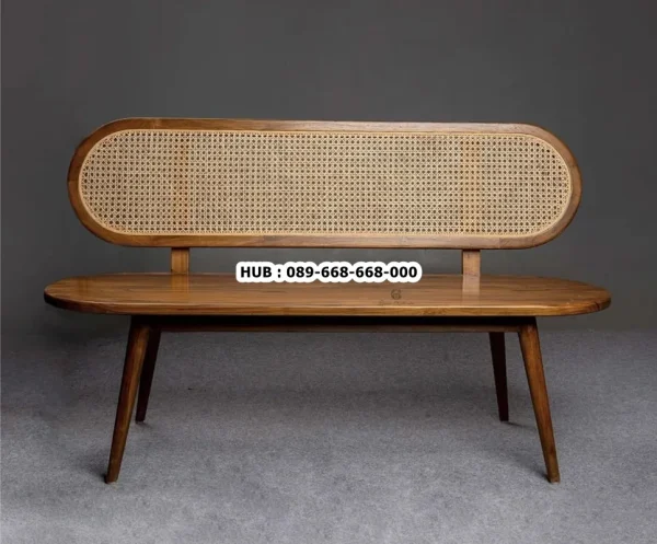 Jual Bangku Oval Jati