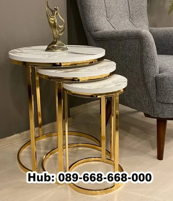 Jual Meja Sudut Bandung Bulat