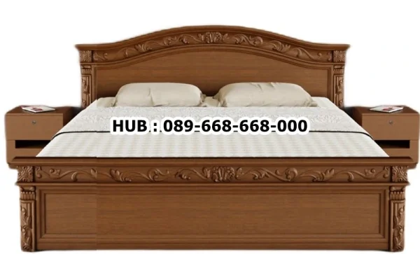 Jual Tempat Tidur Ukir Klasik Riau