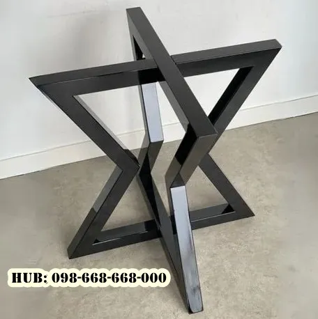 Kaki Meja Besi Unik Custom Semua Permintaan