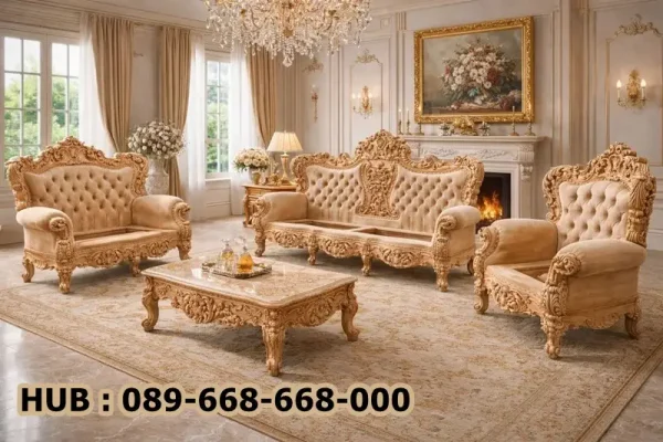 Kursi Tamu Royal Gold