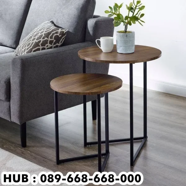 Meja Sudut Besi Hollow