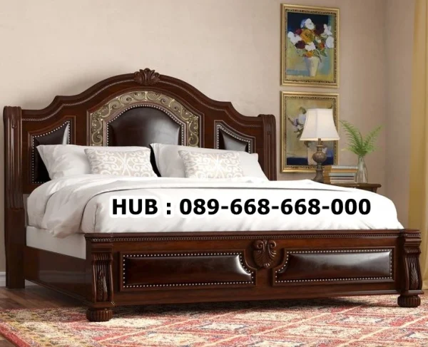 Jual Tempat Tidur Kayu Jati Mewah Banyuwangi
