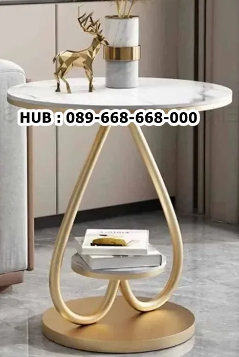 Meja Sudut Kaki Love Terbalik