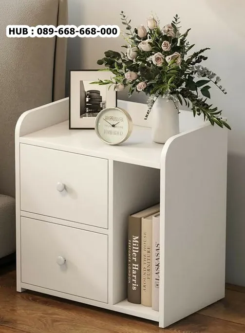 Terbaru Meja Nakas Minimalis 2 Laci