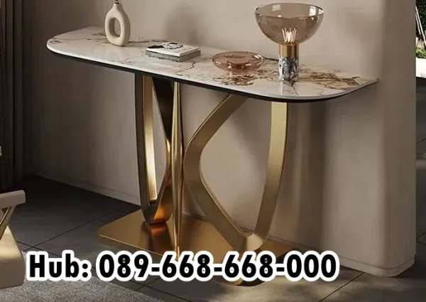 Jual Meja Konsol Informa Material Marmer Tebal