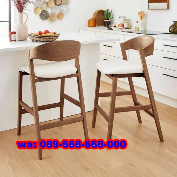 Kursi Cafe Rangka Kayu Harga Affordable