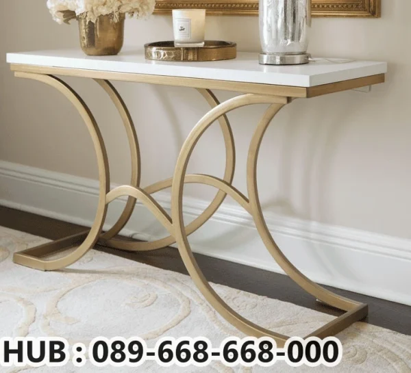 Meja Konsol Stainless Kurva Klasik Mojokerto