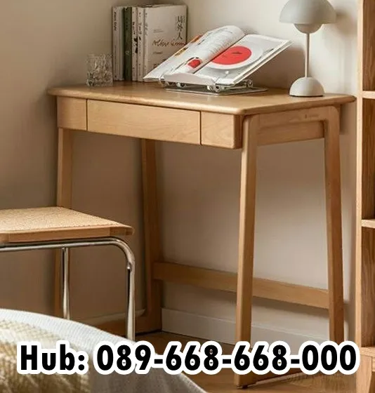 Jual Meja Belajar Kayu Minimalis