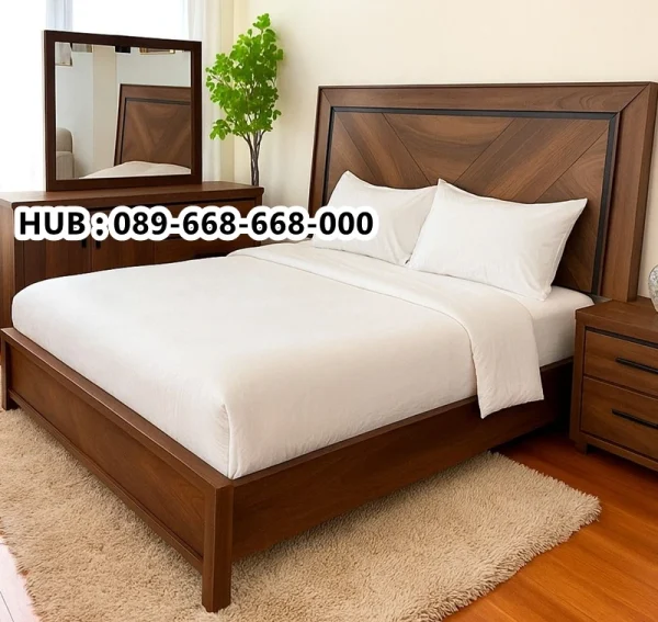 Tempat Tidur Minimalis Jati Klasik Purworejo