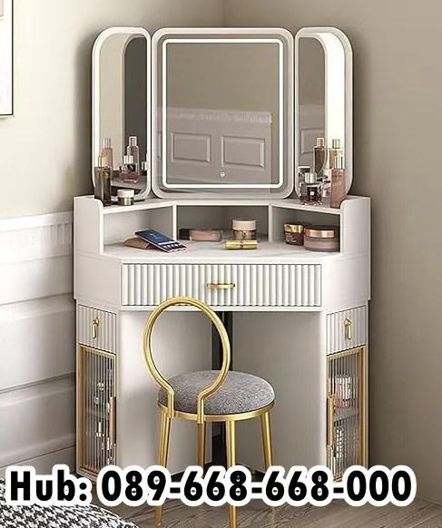 Jual Make Up Table Minimalis Sudut