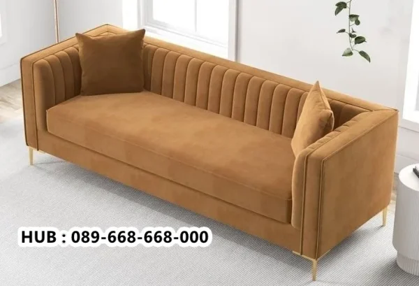 Kursi Sofa Chesterfield Modern Minimalis