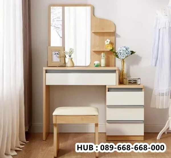 Meja Rias Minimalis Scandi Modern