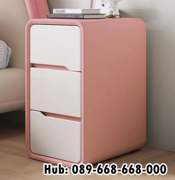 Nakas Kayu minimalis 3 laci